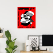Abstract Kunsttentoonstelling Poster #3 (Thuiskantoor)