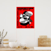Abstract Kunsttentoonstelling Poster #3 (Keuken)