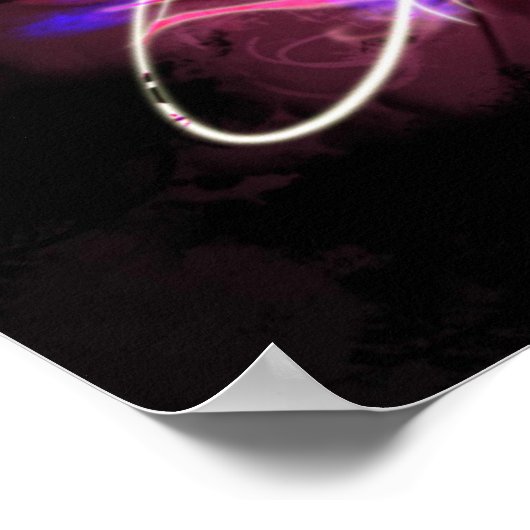 Abstract Kunstuniversum, exploding, oerknal Poster (Hoek)