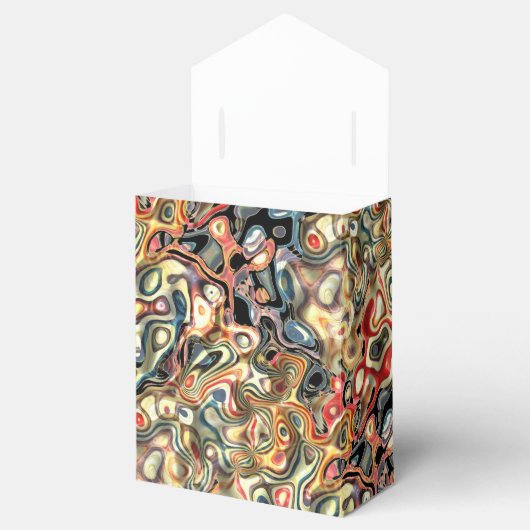 Abstract kunstvak bedankdoosjes (Geopend)