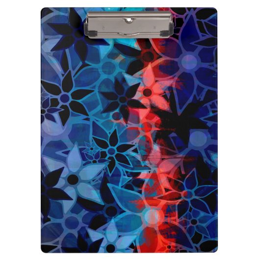 Abstract kunstventilatorpatroon #2 klembord (Voorkant)