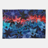 Abstract kunstventilatorpatroon #2 theedoek (Horizontaal)