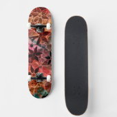 Abstract kunstventilatorpatroon 3 skateboard (Voorkant)