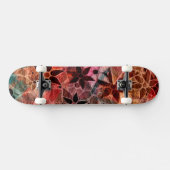 Abstract kunstventilatorpatroon 3 skateboard (Horizontaal)