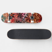 Abstract kunstventilatorpatroon 3 skateboard (Horizontaal)