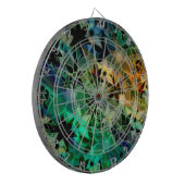 Abstract kunstventilatorpatroon dartbord (Voorkant Links)