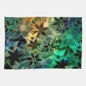 Abstract kunstventilatorpatroon theedoek (Horizontaal)