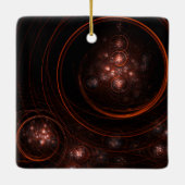 Abstract kunstvierkant Ornament met Starlight (Achterkant)