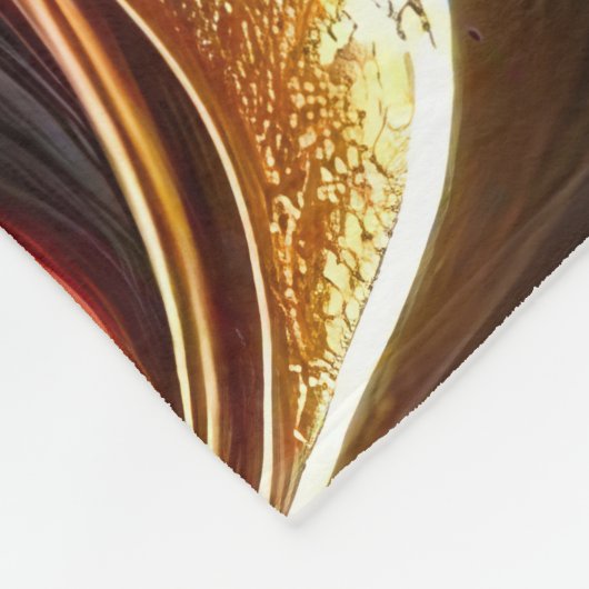 Abstract kunstwerk 15 - fleece deken (Hoek)