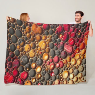 Abstract kunstwerk 17 - fleece deken