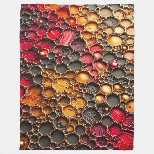 Abstract kunstwerk 17 - fleece deken (Voorkant)