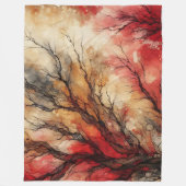 Abstract kunstwerk 1 - fleece deken (Voorkant)