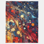 Abstract kunstwerk 4 - fleece deken (Voorkant)