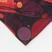 Abstract kunstwerk 4 - fleece deken (Hoek)