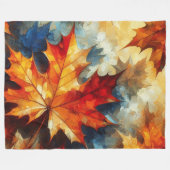 Abstract kunstwerk 5 - fleece deken (Voorkant (Horizontaal))