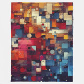 Abstract kunstwerk 6 - fleece deken (Voorkant)