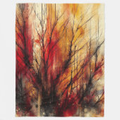 Abstract kunstwerk 9 - fleece deken (Voorkant)