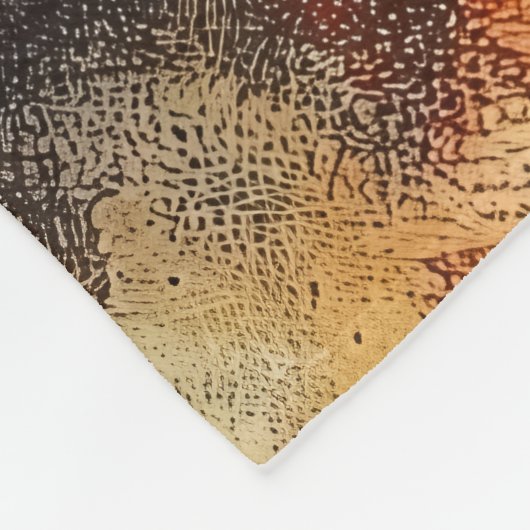 Abstract kunstwerk 9 - fleece deken (Hoek)