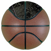 Abstract kunstwerk Black Basketball Basketbal (Rechts)