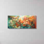 Abstract kunstwerk canvas afdruk (Voorkant)