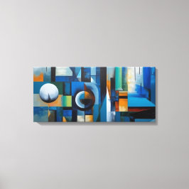 Abstract kunstwerk canvas afdruk