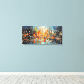 Abstract kunstwerk canvas afdruk (Insitu (Houten vloer))