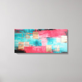 Abstract kunstwerk canvas afdruk