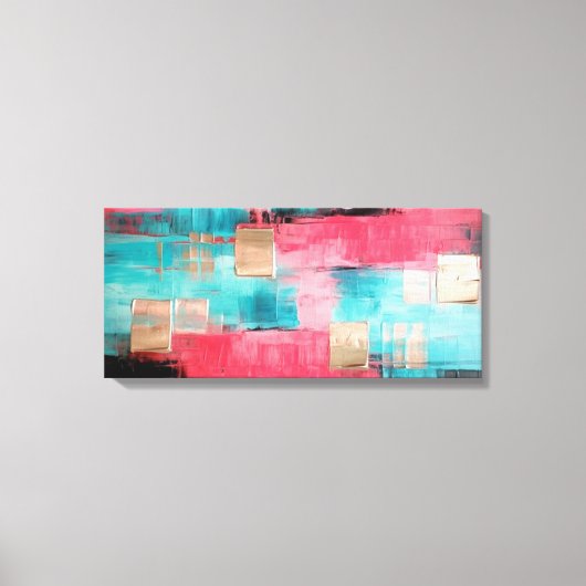 Abstract kunstwerk canvas afdruk (Voorkant)