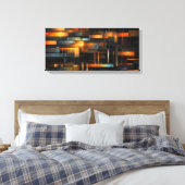 Abstract kunstwerk canvas afdruk (Insitu (Slaapkamer))