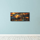 Abstract kunstwerk canvas afdruk (Insitu (Houten vloer))