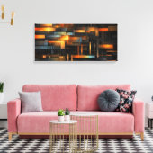 Abstract kunstwerk canvas afdruk (Insitu (Woonkamer))