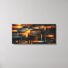 Abstract kunstwerk canvas afdruk