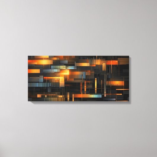 Abstract kunstwerk canvas afdruk (Voorkant)