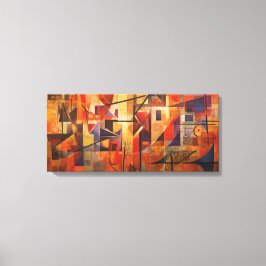 Abstract kunstwerk canvas afdruk