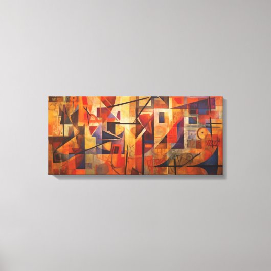 Abstract kunstwerk canvas afdruk (Voorkant)