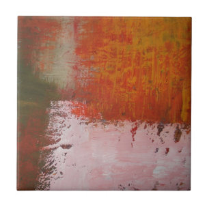 Abstract kunstwerk dat moderne kunst schildert tegeltje