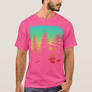 Abstract kunstwerk geïnspireerd door natuur t-shirt
