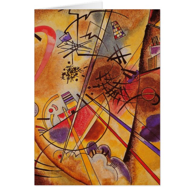 Abstract kunstwerk Kandinsky (Voorkant)