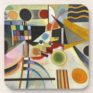 Abstract kunstwerk Kandinsky Bier Onderzetter