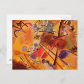 Abstract kunstwerk Kandinsky Briefkaart (Voorkant / Achterkant)