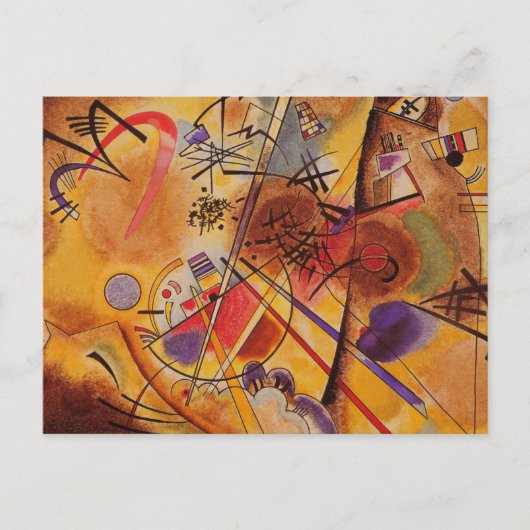 Abstract kunstwerk Kandinsky Briefkaart (Voorkant)