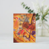 Abstract kunstwerk Kandinsky Briefkaart (Staand voorkant)