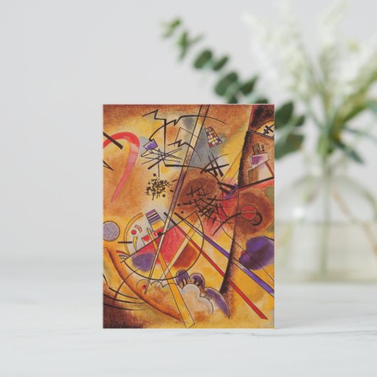 Abstract kunstwerk Kandinsky Briefkaart (Staand voorkant)