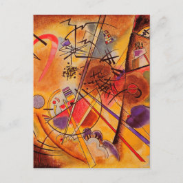 Abstract kunstwerk Kandinsky Briefkaart