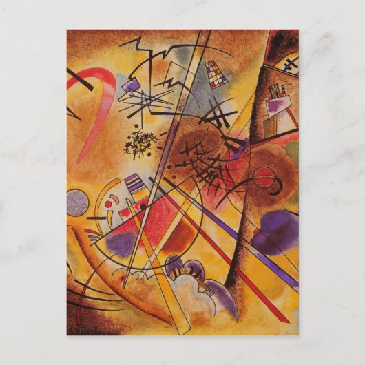 Abstract kunstwerk Kandinsky Briefkaart (Voorkant)