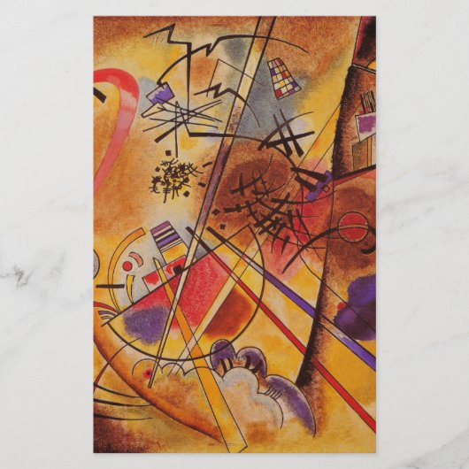 Abstract kunstwerk Kandinsky Briefpapier (Voorkant)