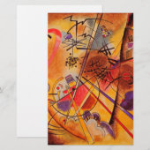 Abstract kunstwerk Kandinsky Briefpapier (Voorkant / Achterkant)
