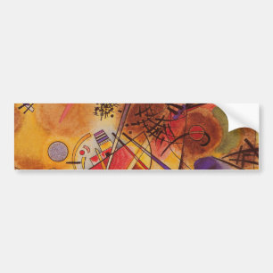 Abstract kunstwerk Kandinsky Bumpersticker