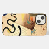 Abstract kunstwerk Kandinsky iPhone Hoesje (Achterkant horizontaal)