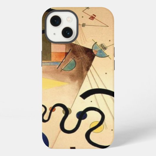Abstract kunstwerk Kandinsky iPhone Hoesje (Achterkant)
